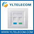 Wall Face Plates RJ45 Module Dual Port 2 Port 86*86MM 86 Type